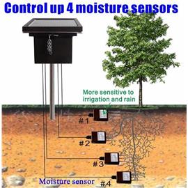 Wireless multi moisture sensors controller